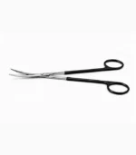 Metzenbaum dissecting scissors, 7'', curved Superior-Cut blades, blunt tips, black ring handle