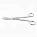 Metzenbaum dissecting scissors, 7'', straight blades, blunt tips, ring handle