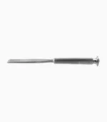 Stille-Type bone chisel, 6 1/2'', straight, 12.0mm wide, hexagonal handle