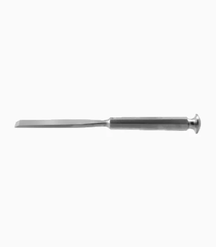Stille-Type bone chisel, 8'', straight, 18.0mm wide, hexagonal handle