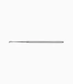 Freer lacrimal chisel, 6 1/2'', curved, 5.0mm wide, round handle